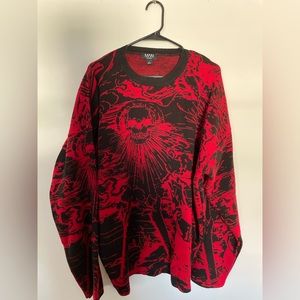 Vintage Red Skull Crewneck